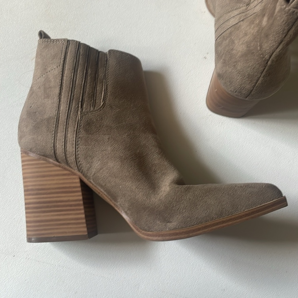 Nine wear Cowboy Ankle Boots Sz 10 tan Country Western Boho Concert NW… - Picture 5 of 14
